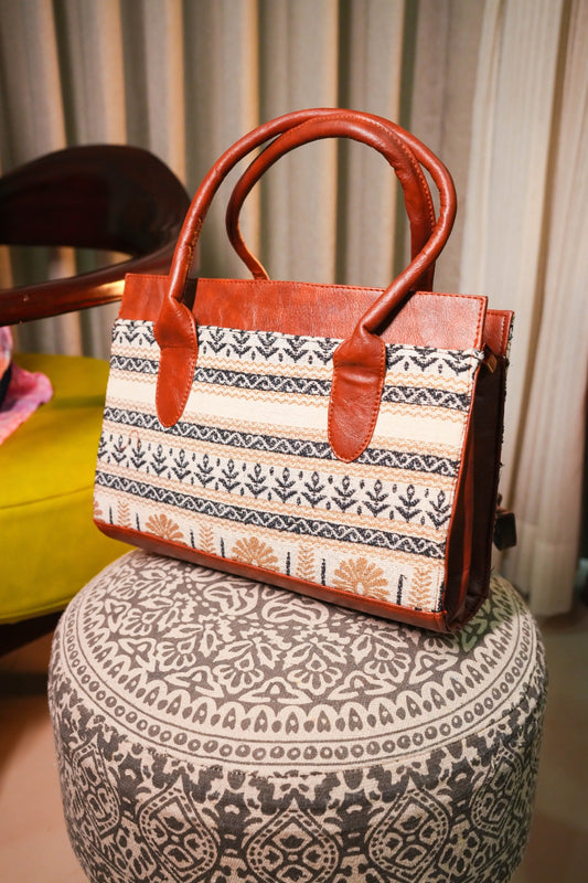 Jacquard Handbag