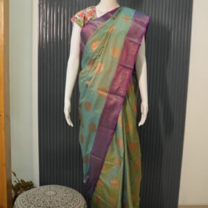Green Banarasi Pure Silk Saree