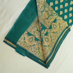 Green Banarasi Silk Saree