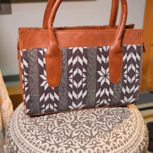 Jacquard Handbag cum sling