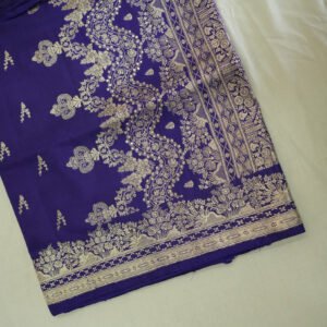Purple Lightweight Silk Saree