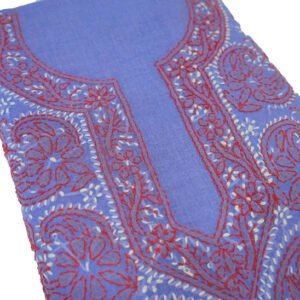 Purple Lucknowi Dress Material