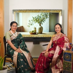 Red Banarasi Pure Silk Mix Saree